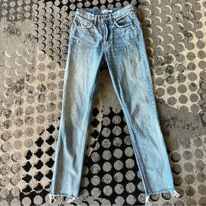 GRLFND "Karolina" Smiths Raw Side Slit Ankle 5
Button Fly Size 24 Jeans